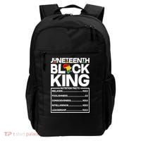 Juneteenth Black King Nutrition Facts Backpack thumb 0