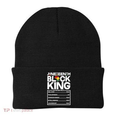 Juneteenth Black King Nutrition Facts Beanie