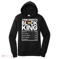 Juneteenth Black King Nutrition Facts Women's Hoodie thumb 0