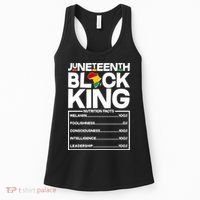 Juneteenth Black King Nutrition Facts Women's Tank Top thumb 0