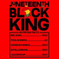 Juneteenth Black King Nutrition Facts Santa Hat thumb 1