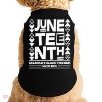 Juneteenth Celebrate Black Freedom 06-19-1865 Doggie Tank thumb 0