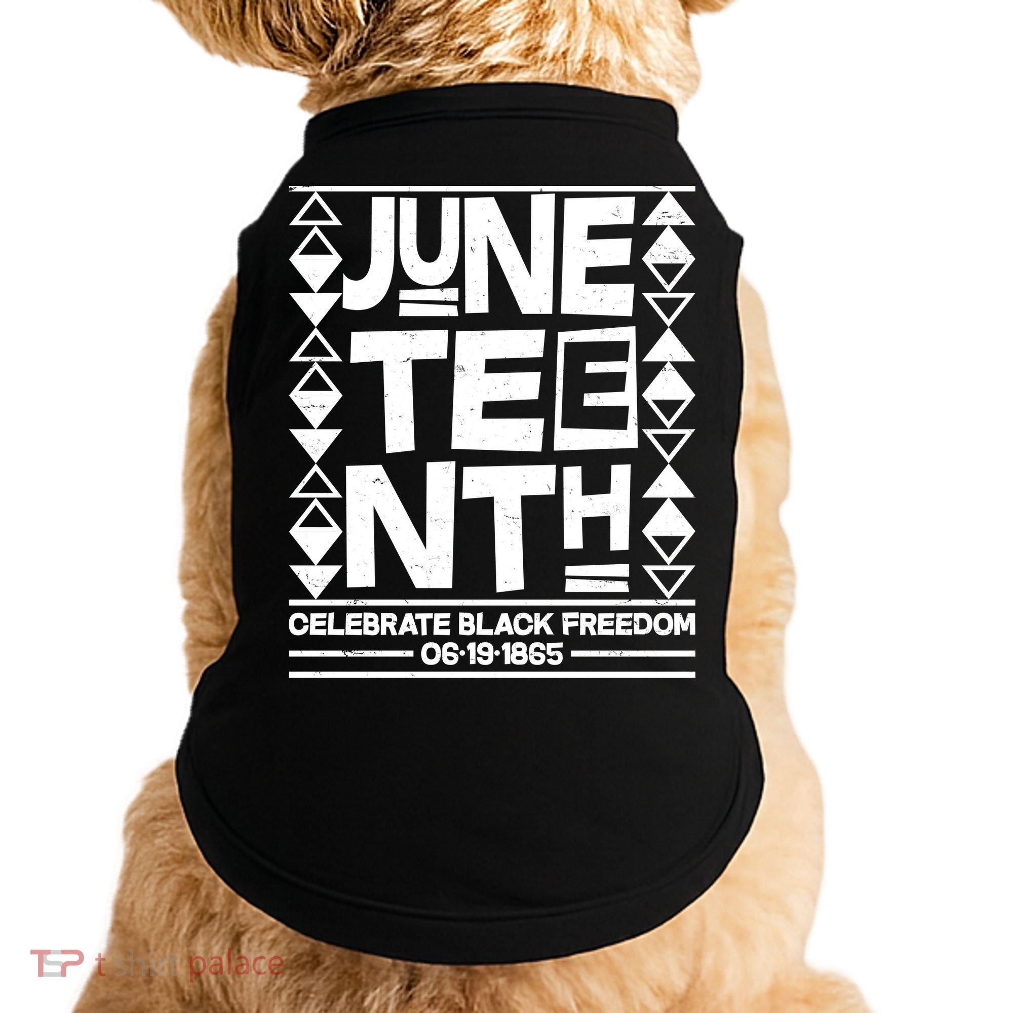 Juneteenth Celebrate Black Freedom 06-19-1865 Doggie Tank