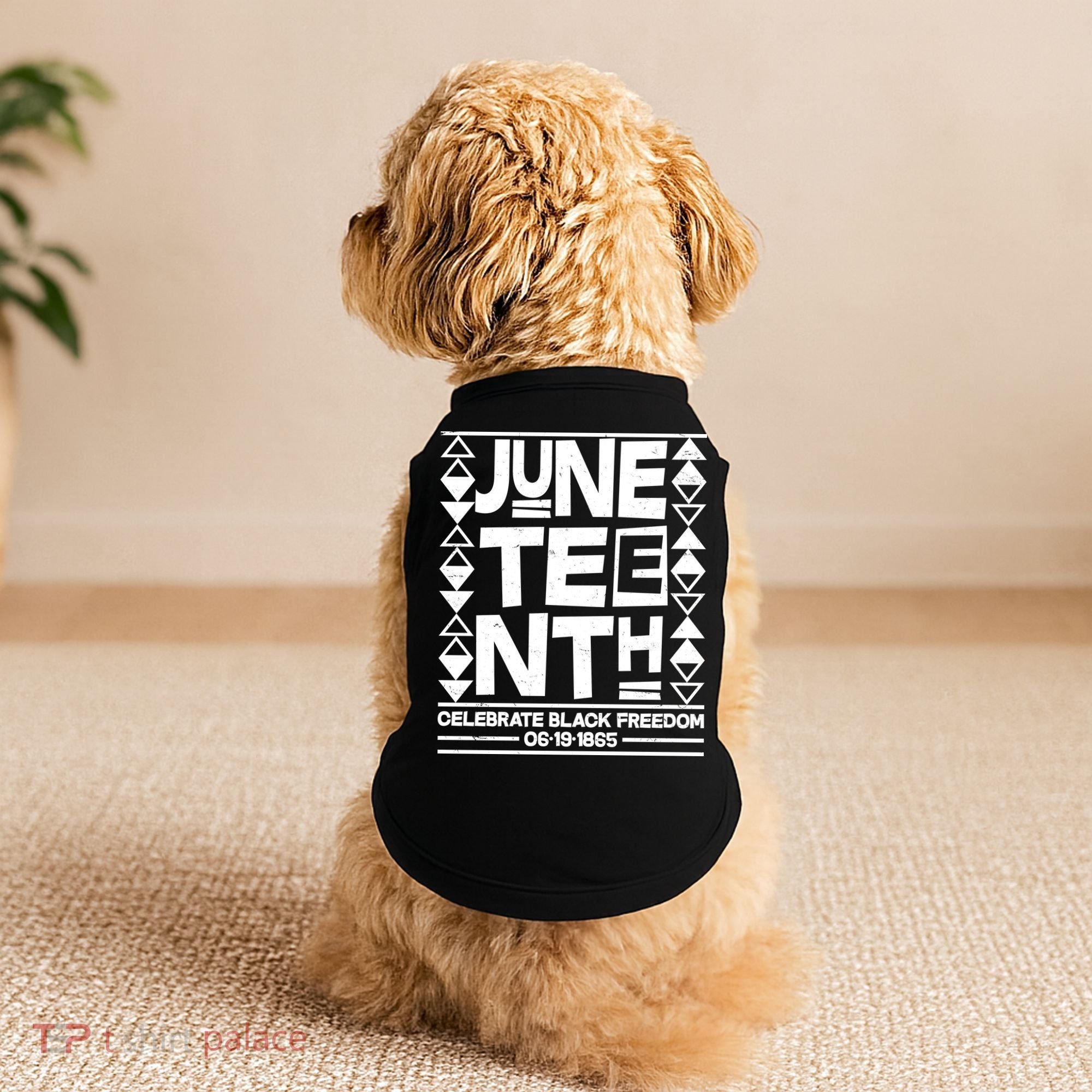 Juneteenth Celebrate Black Freedom 06-19-1865 Doggie Tank