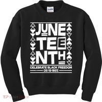 Juneteenth Celebrate Black Freedom 06-19-1865 Kids Sweatshirt thumb 0