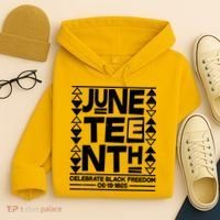 Juneteenth Celebrate Black Freedom 06-19-1865 Hoodie thumb 4
