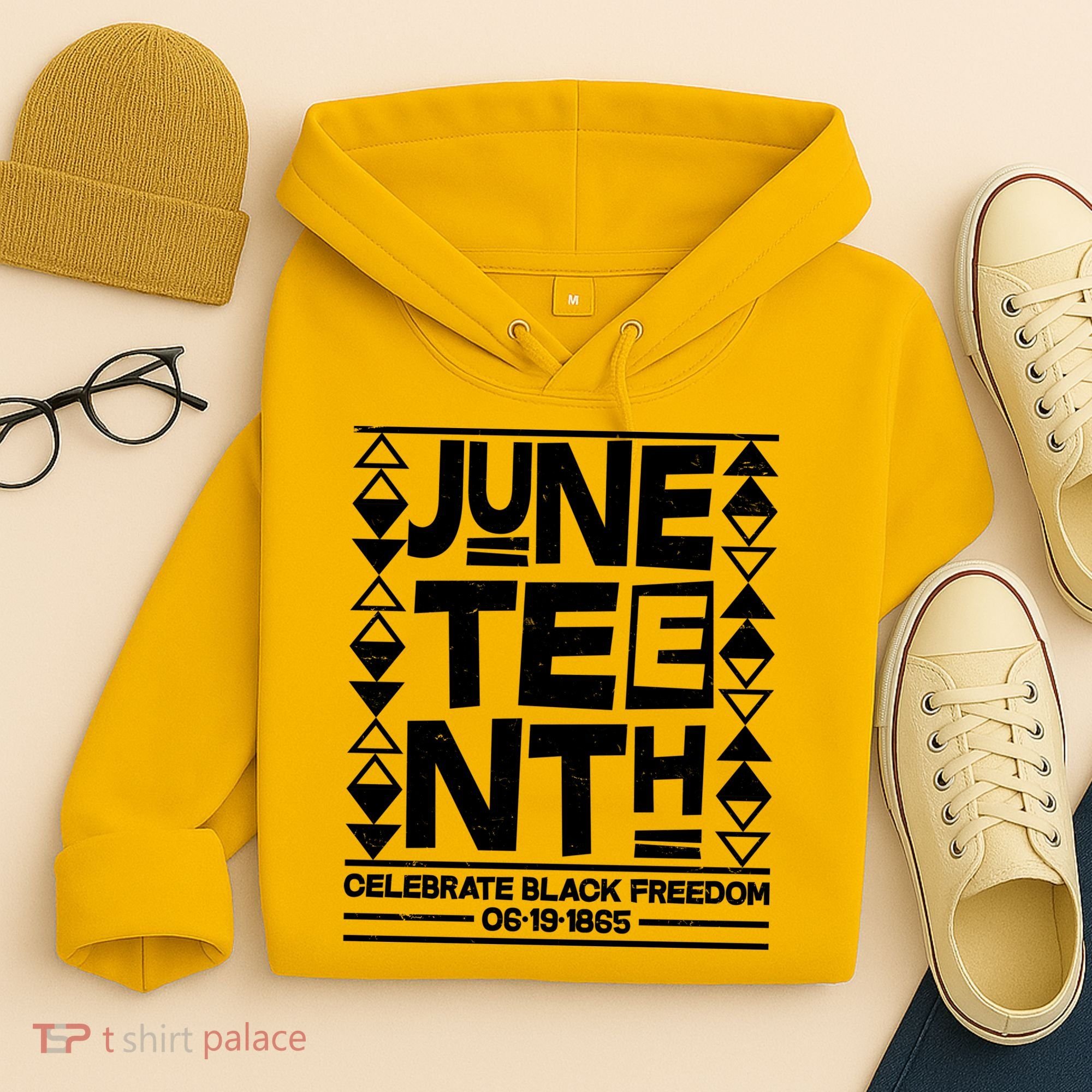 Juneteenth Celebrate Black Freedom 06-19-1865 Hoodie