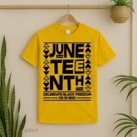 Juneteenth Celebrate Black Freedom 06-19-1865 T-Shirt thumb 2