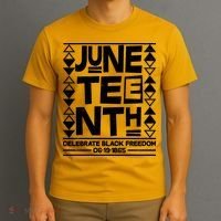 Juneteenth Celebrate Black Freedom 06-19-1865 T-Shirt thumb 3