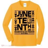 Juneteenth Celebrate Black Freedom 06-19-1865 Kids Long Sleeve Shirt thumb 0