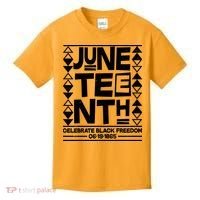 Juneteenth Celebrate Black Freedom 06-19-1865 Kids T-Shirt thumb 0
