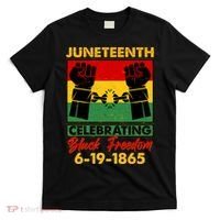 Juneteenth Celebrating Black Freedom 6-19-1865 Breaking The Chains T-Shirt thumb 0