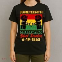 Juneteenth Celebrating Black Freedom 6-19-1865 Breaking The Chains T-Shirt thumb 4