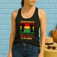 Juneteenth Celebrating Black Freedom 6-19-1865 Breaking The Chains Women's Tank Top thumb 2