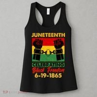 Juneteenth Celebrating Black Freedom 6-19-1865 Breaking The Chains Women's Tank Top thumb 3