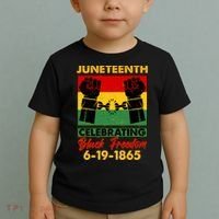 Juneteenth Celebrating Black Freedom 6-19-1865 Breaking The Chains Toddler T-Shirt thumb 2