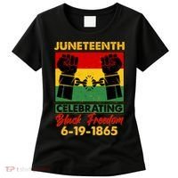 Juneteenth Celebrating Black Freedom 6-19-1865 Breaking The Chains Women's T-Shirt thumb 0