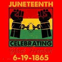 Juneteenth Celebrating Black Freedom 6-19-1865 Breaking The Chains Santa Hat thumb 1