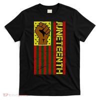 Juneteenth Flag Independence Day Vintage Celebration T-Shirt thumb 0