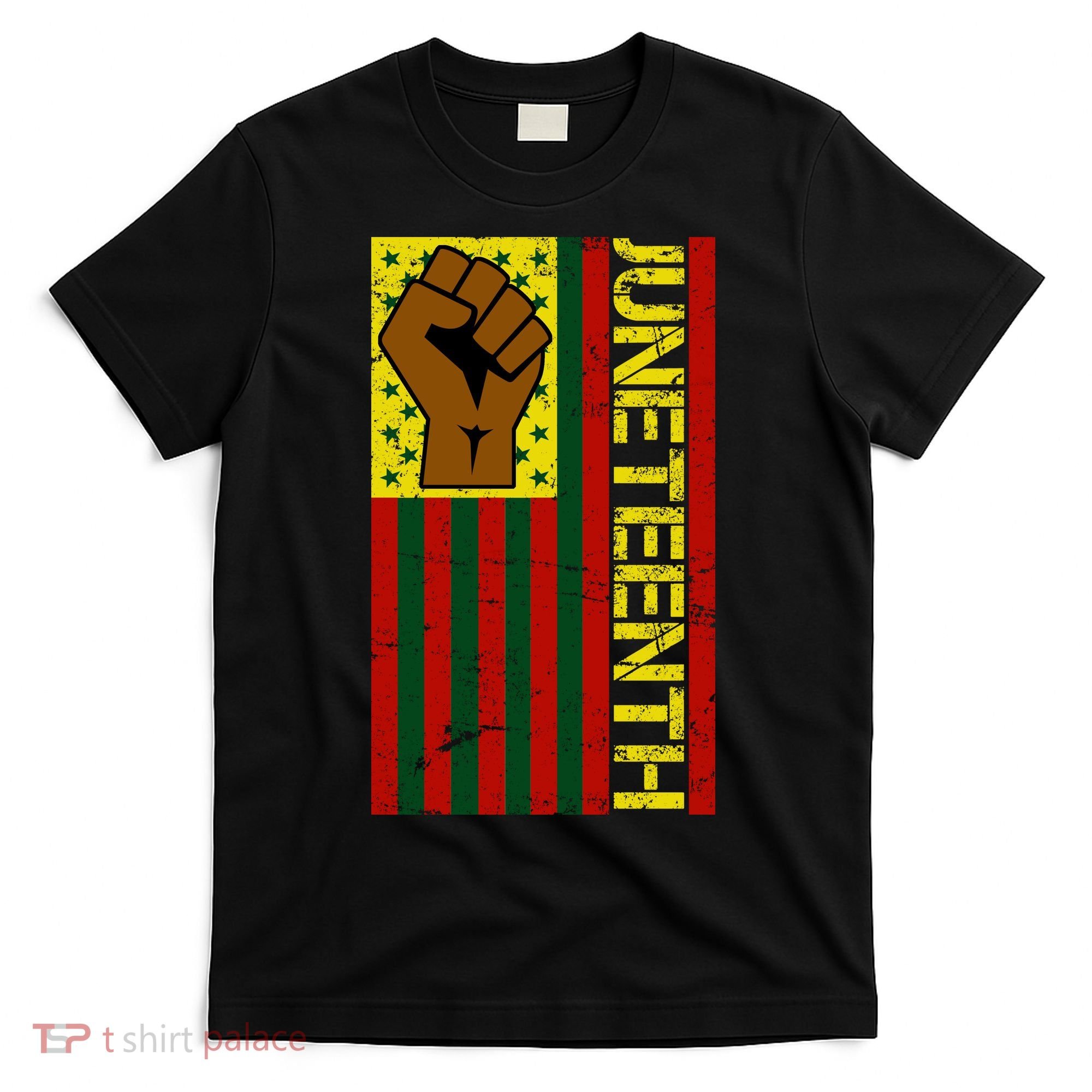 Juneteenth Flag Independence Day Vintage Celebration T-Shirt