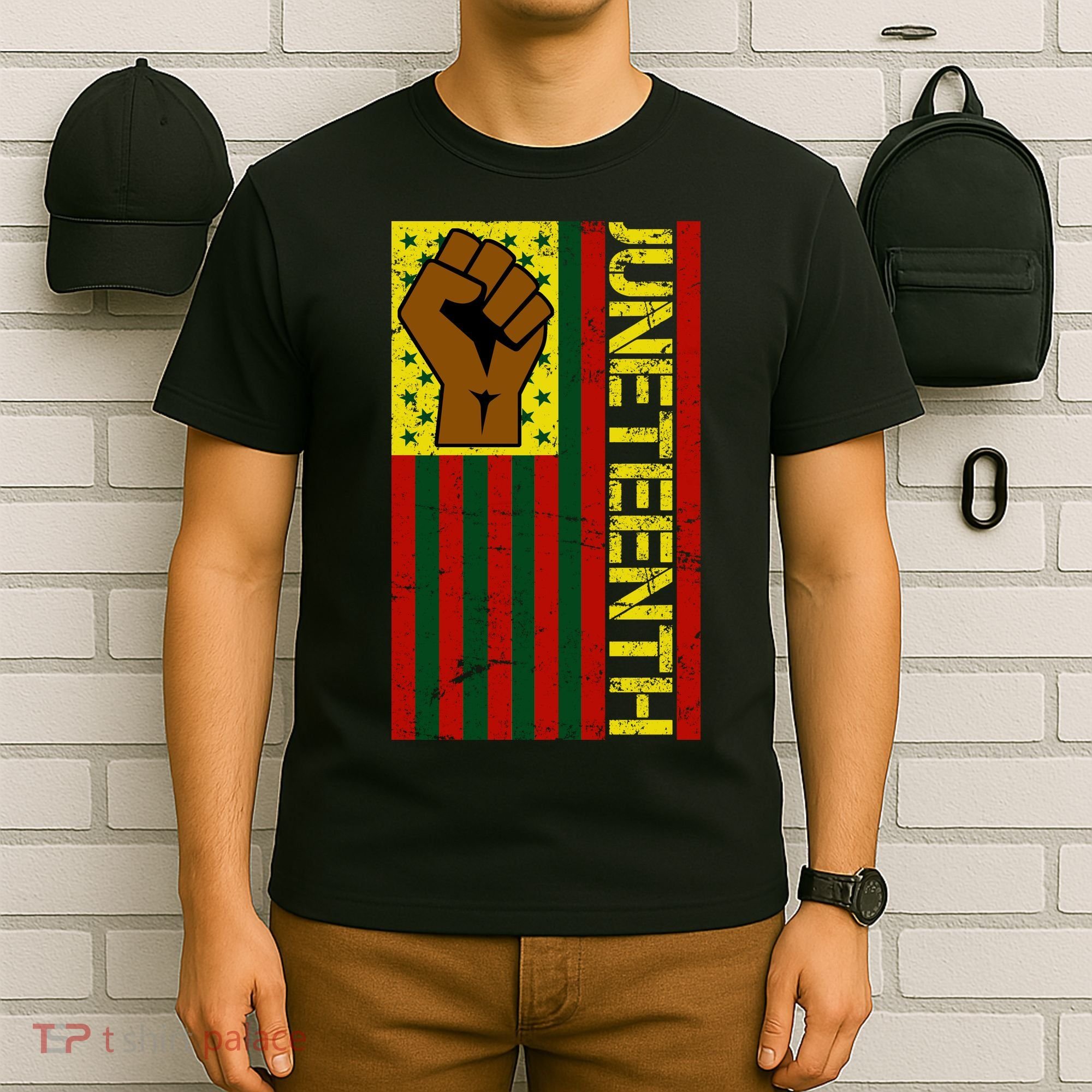 Juneteenth Flag Independence Day Vintage Celebration T-Shirt