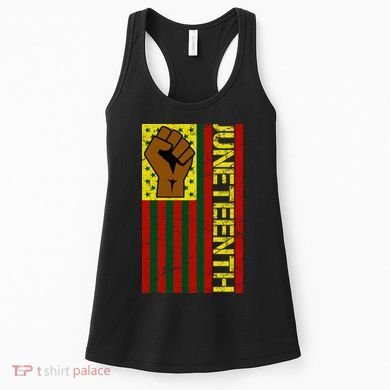 Juneteenth Flag Independence Day Vintage Celebration Women's Tank Top