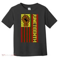Juneteenth Flag Independence Day Vintage Celebration Toddler T-Shirt thumb 0