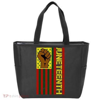 Juneteenth Flag Independence Day Vintage Celebration Tote Bag