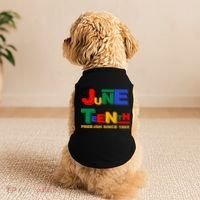 Juneteenth Free-ish Since 1865 Doggie Tank thumb 2