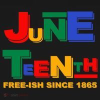 Juneteenth Free-ish Since 1865 Polo thumb 3
