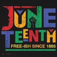 Juneteenth Free-ish Since 1865 African Color T-Shirt thumb 7