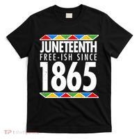 Juneteenth Free-ish Since 1865 African Colors T-Shirt thumb 0