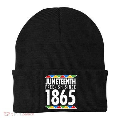 Juneteenth Free-ish Since 1865 African Colors Beanie