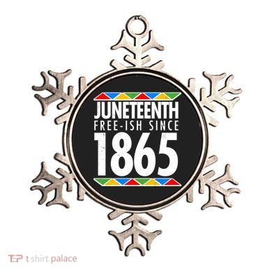 Juneteenth Free-ish Since 1865 African Colors Ornament