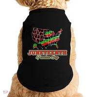 Juneteenth Freedom Day USA Doggie Tank thumb 0