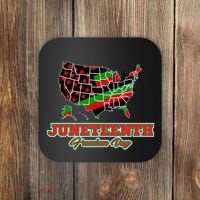 Juneteenth Freedom Day USA Coaster thumb 0
