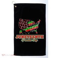 Juneteenth Freedom Day USA Golf Towel thumb 0