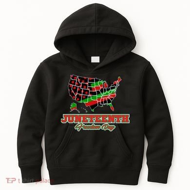 Juneteenth Freedom Day USA Kids Hoodie