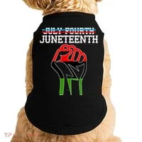 Juneteenth Freedom Fist Doggie Tank thumb 0