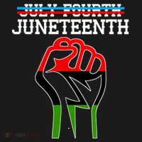 Juneteenth Freedom Fist Doggie Tank thumb 4