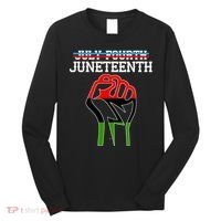 Juneteenth Freedom Fist Long Sleeve Shirt thumb 0