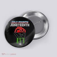 Juneteenth Freedom Fist Button thumb 0