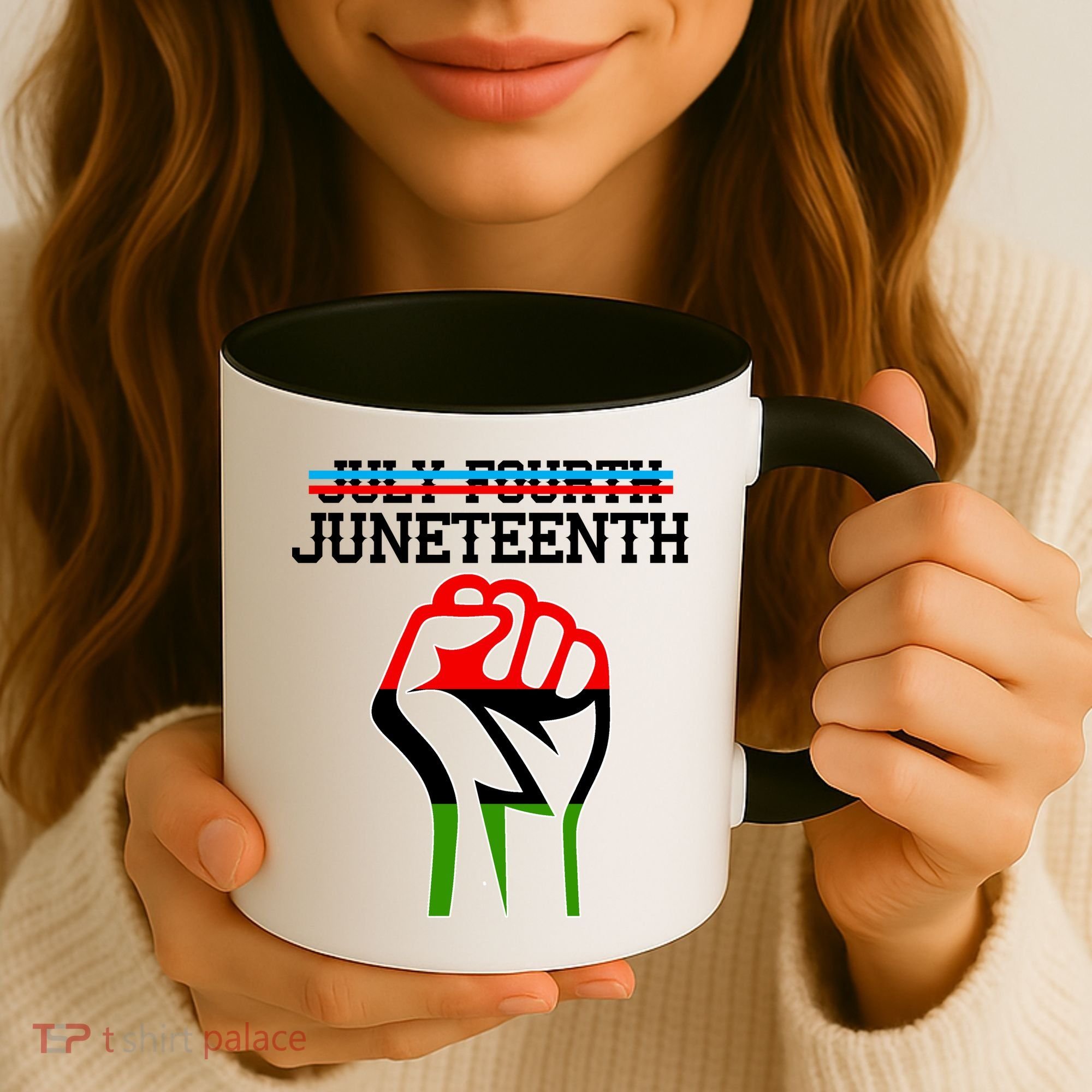Juneteenth Freedom Fist Coffee Mug