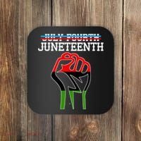 Juneteenth Freedom Fist Coaster thumb 0