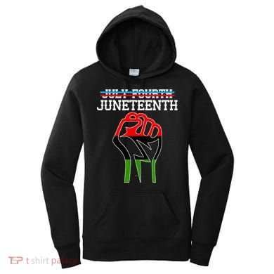 Juneteenth Freedom Fist Women's Hoodie