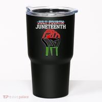 Juneteenth Freedom Fist Tumbler thumb 0