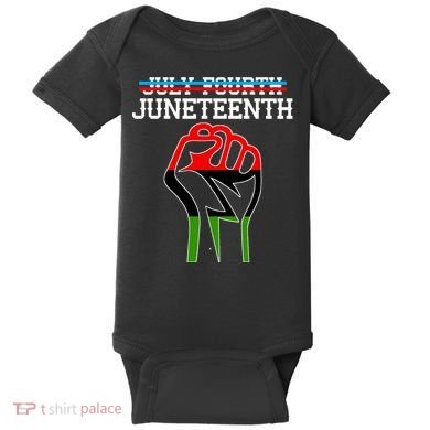 Juneteenth Freedom Fist Baby Bodysuit