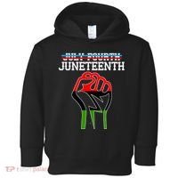 Juneteenth Freedom Fist Toddler Hoodie thumb 0