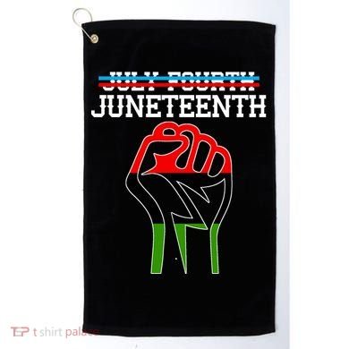 Juneteenth Freedom Fist Golf Towel