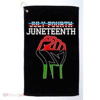 Juneteenth Freedom Fist Golf Towel thumb 0